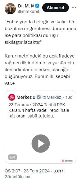 Merkez Bankası kararı sonrası ekonomistler ne diyor? İyi para politikası sıkıcı olandır 5